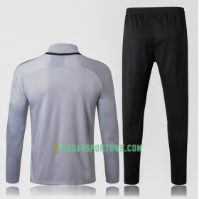 Paris Saint Germain Komplet Bluzy Treningowe 2017-18 Szary